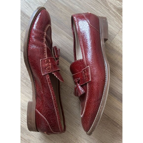 J.‎ Crew crackled Biella Loafer with tassels size 9.5 - Picture 2 of 6